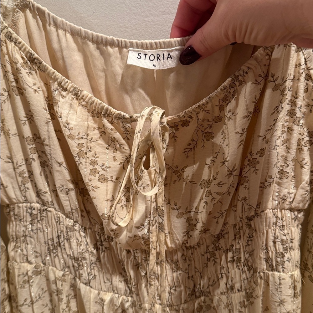 Storia Floral Midi Dress Medium - Picture 5 of 12
